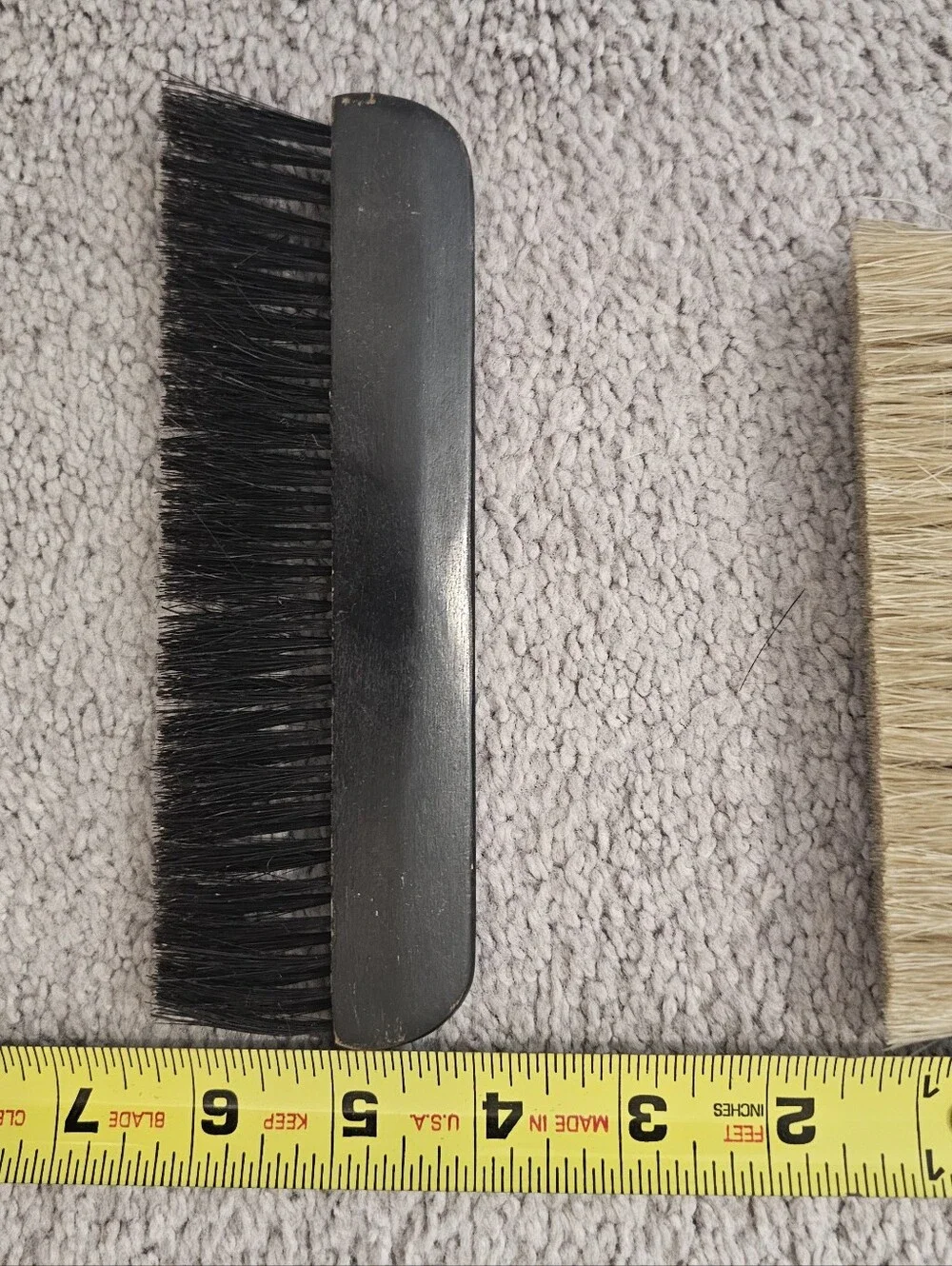 Vintage  Pocket Hair & Beard Brush - Gentle Natural Bristles